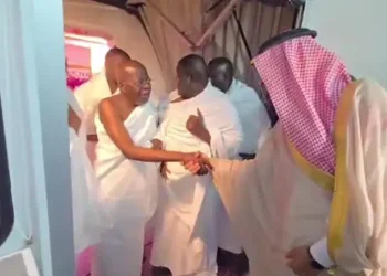 Tinubu Lands in Saudi Arabia for Umrah